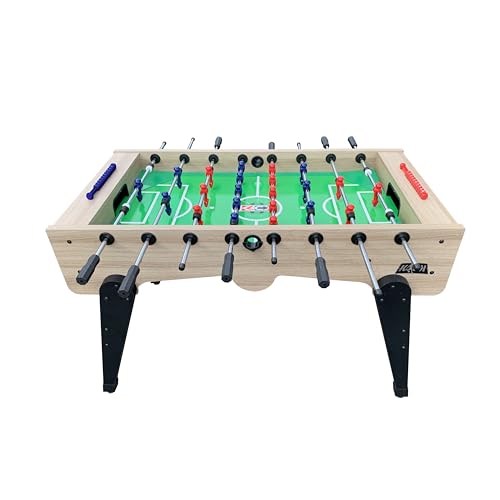 KICK Armada 55" Foosball Table – Professional Full-Size Indoor Game Table - color: Brown
