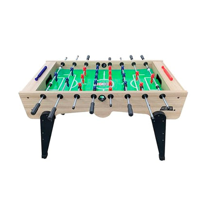 KICK Armada 55" Foosball Table – Professional Full-Size Indoor Game Table - color: Brown