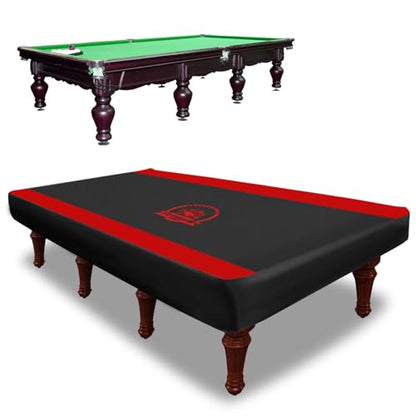 COVERVIN Billiard Pool Table Cover,Heavy Duty 210D Oxford Cloth Material All Weather Waterproof Dustproof UV Protection(9ft/Red) - color: Red, size: 9FT