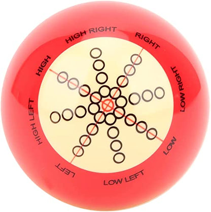 Billiards Cue Ball, Standard Table Training Pool Ball - 57.2mm/2.3in Diameter