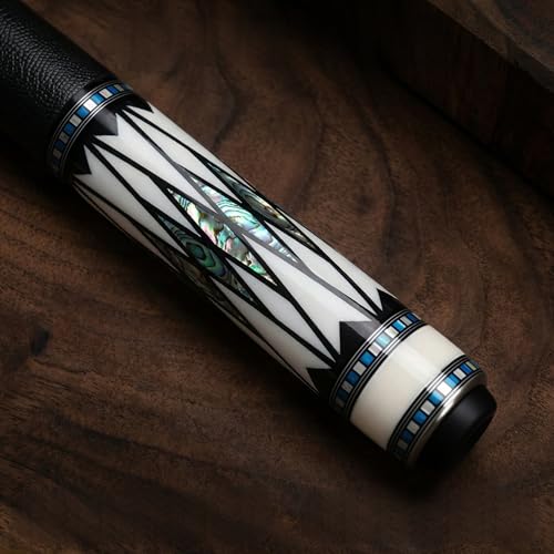 Tai ba cues Pool cue Stick + Hard Case, Multi-Weight System, Multilayer Leather Tip -12.5/11.5mm, 58", Hardwood Canadian Maple Professional Billiard Cue Stick - color: CUE KIT WITH MAPLE SHAFT