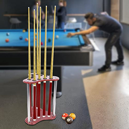 12 Holes-Club Organizers Club Display Billiards Cue Sticks Putter Rack Corner Billiard Ball Poles Holder can Holds 12 Pool Sticks - style: style 8