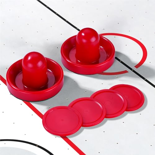 Air Hockey Pucks and Paddles,Air Hockey Strikers Pushers Air Hockey Table Replacement Accessories - color: Green