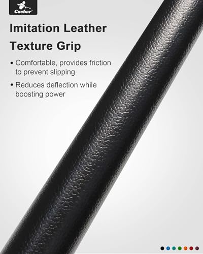Set of 4 58" 2-Piece Pool Cue Sticks - 4 Distinct Colors, 18-21Oz | Weights 18,19,20,21 oz. Imitation leather grip. For adults/men/women, house bar/league play, or self-use/gift - color: Purple+Red+Teal+Black