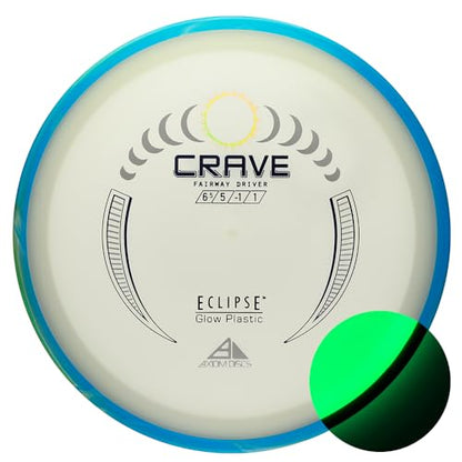 Axiom Discs Eclipse Glow 2.0 Crave Disc Golf Fairway Driver (Colors May Vary) - size: 170-175g