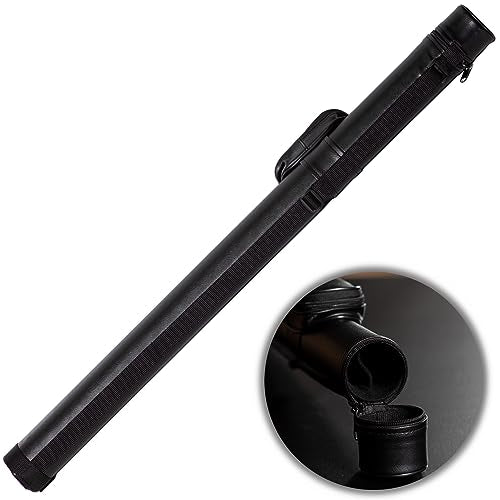 OKKO B-Series Professional Pool Billiard Cue Stick 58”, 13 mm Tip, w/Canadian Maple Shaft (18-21 oz) Hard Round Case & Accessories - style: B-1 (18 oz)