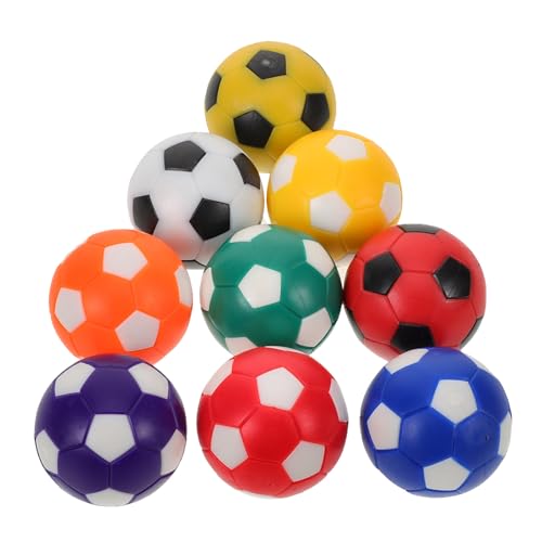WOONEKY Table Soccer Balls 9pcs Replacement Balls 1.42in for Tabletop Soccer Games Decorations