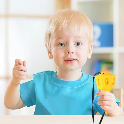 Totority Cup and Ball Game - Kids Catch Ball Toy Yellow Catcher Set for Outdoor & Indoor Fun, Durable & Easy Grip, Perfect for Hand-Eye Coordination Development, Family Playtime & Birthday Gift