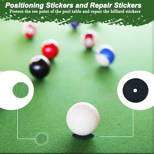 56Pcs Pool Ball Rack with Pool Table Brush Kit, Billiards Triangle for 2-1/4" Ball, 8/9 Ball Triangle Diamond Magic Rack with Pool Chalk Pool Table Accessories - color: Wine Red