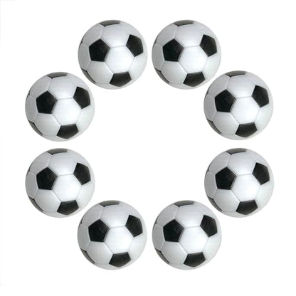 Tenalleys 8 Pack Table Soccer Foosballs 1.42 Inch Replacement Balls Soccer Game Table Soccer Balls Foosball Accessory