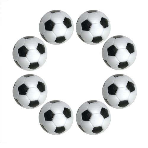 Tenalleys 8 Pack Table Soccer Foosballs 1.42 Inch Replacement Balls Soccer Game Table Soccer Balls Foosball Accessory