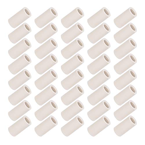 40Pcs Fiber Billiards Stick Pool Cue Ferrules Tubes Replacement Parts Repair Accessories Leisure Sports Game Room Cue Ferrule Pool Replacement Kit Stick Ferrules Kamui - size: 13MM 1 inch