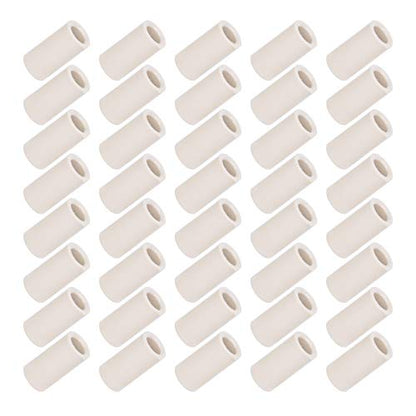 40Pcs Fiber Billiards Stick Pool Cue Ferrules Tubes Replacement Parts Repair Accessories Leisure Sports Game Room Cue Ferrule Pool Replacement Kit Stick Ferrules Kamui - size: 13MM 1 inch