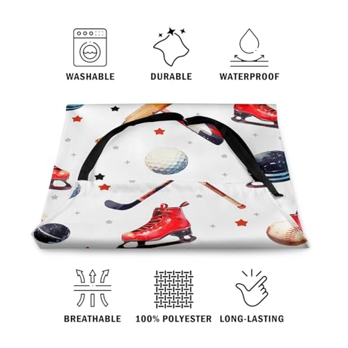Manfei Ball Sports Kids Kitchen Apron - color: Red White Yellow