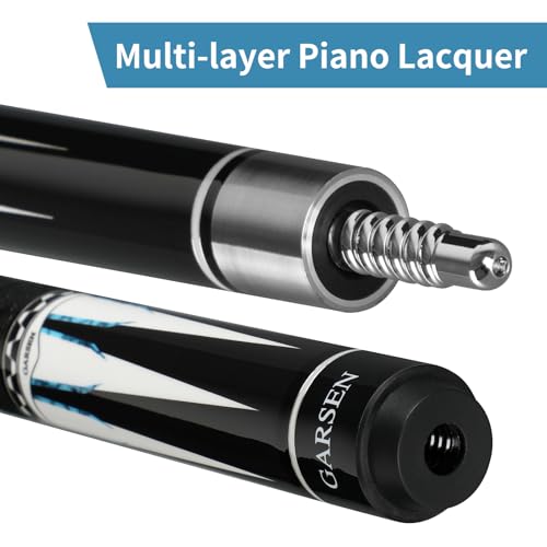 GARSEN Pool Cue Stick 58 inch 18 oz 19 oz 20 oz 21 oz Billiard House Bar Pool Stick - color: Leather White