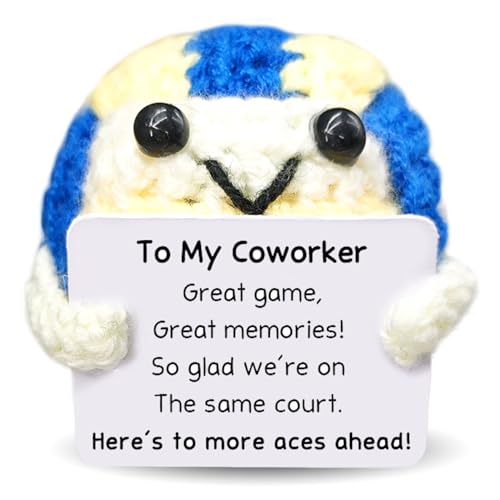 Handmade Collectible Volleyball Desk Decor - Funny Office Gift for Colleague,Coworker Appreciation Gift,Team Building Gifts for Volleyball Fans,Professional Home & Office Accent - color: Coworker