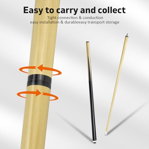57 inch Pool Cue Stick Billiard Cue Sticks Pool Stick 20OZ Set of 2 for Beginners,Cue for Pool Table,Pool Sticks with 13mm Tip
