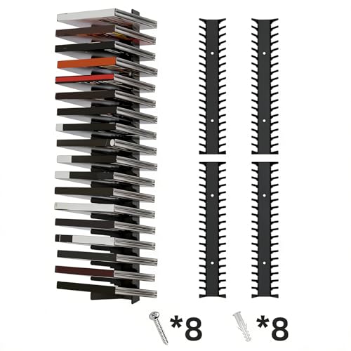 Space Saving Wall Mounted Media Holder Set of 4 Ideal for Gaming Units and Other Console Games Stylish Game Wall Mount