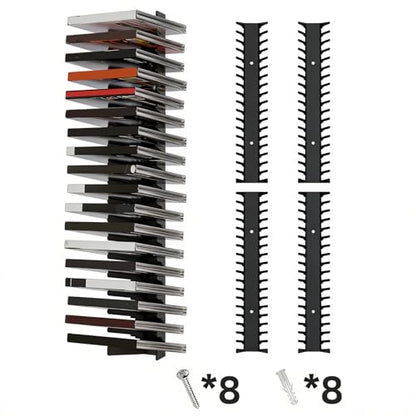 Of 4 Wall Mounted Media Holders for Gaming Discs and Accessories Space Saving Wall Mounted Holder Set for Gaming Units