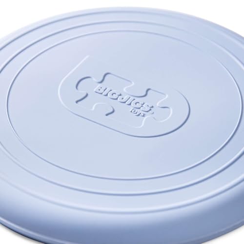Bigjigs Toys Frisbee Flying Disc (Dove Grey) - Silicone Frisbee for Kids, Quality Flying Saucers, Beach Toys & Garden Toys, Holiday Toys for Toddlers - color: Dove Grey