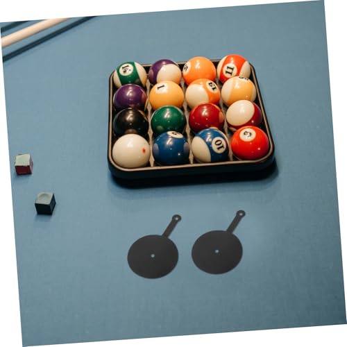 BESPORTBLE 2pcs Billiards Aim Improvement Mat Billiards Training Mat Pool Table Accessories Dot Aiming Cue Chalk