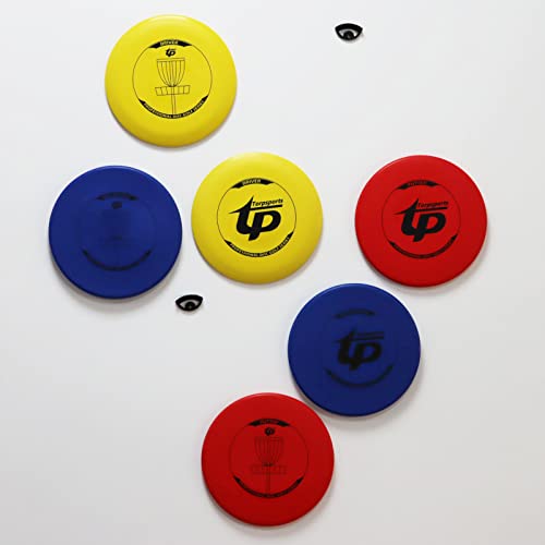PIAOLGYI Disc Golf Mounts Display Holder Hanger Accessory Compatible with Disc Dolf Discs,10 PCS - color: Black