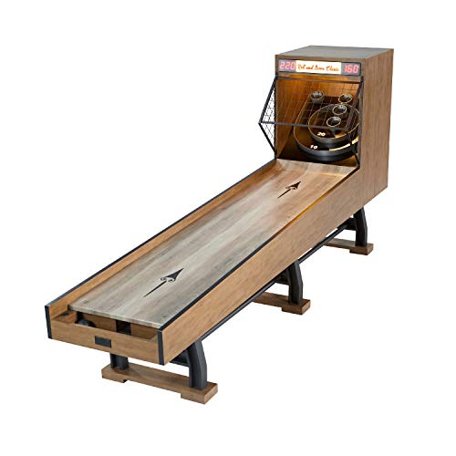 Barrington Roll and Score Multiple Styles Roll & Score Classic Arcade Game Collection, Durable & Stylish Designs with Game Balls, Perfect for Family Game Rooms - style: 10 Ft Tan & Brown