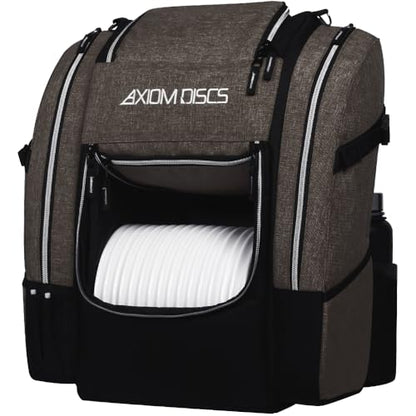 Axiom Discs Voyager Lite Backpack Disc Golf Bag (Choose Your Favorite Color) - color: Heather Gray, style: V2