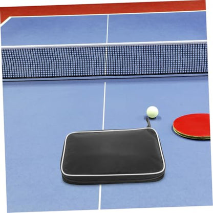 ORFOFE Compact Table Tennis Paddle Bag Multi-function Sports Storage Case with Bat Fixing Design Lightweight for Portable Table Tennis Racket Protection