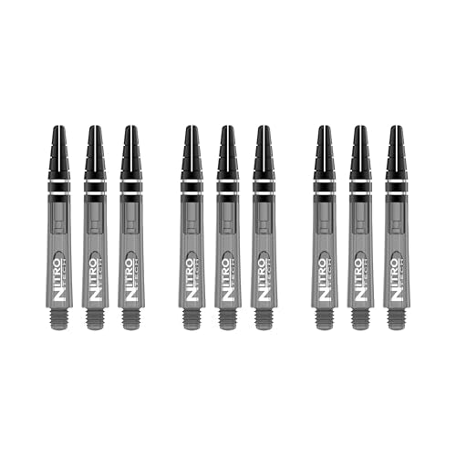RED Dragon Nitrotech Short Stems - 3 Sets per Pack (9 Stems in Total) - color: Black Tint