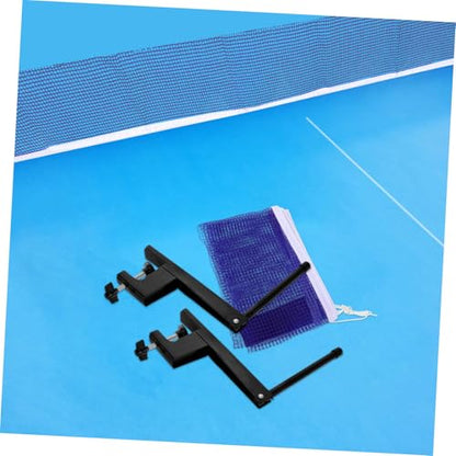 GALPADA Table Tennis Net and Post Set Portable Pingpong Barrier for Games Easy Installation Reliable Ball Stability Compatible Table