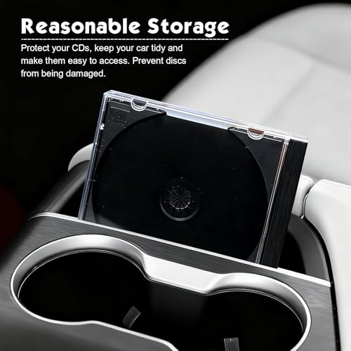 5 PCS Car Standard Single Clear CD Jewel Cases, Rigid Plastic DVD Storage Case with Assembled Tray, Thickened Anti-scratch Protective Discs Holder, for Car & Home (Black)