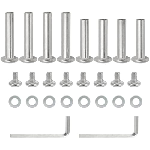 8PCS Inline Skate Wheels Screws, 6mm OD Roller Skate Bearings Screws 30mm & 35mm Skate Wheel Socket Screw, Roller Blades Replacement Skate Hardware Skate Wheel Axles Socket Screws