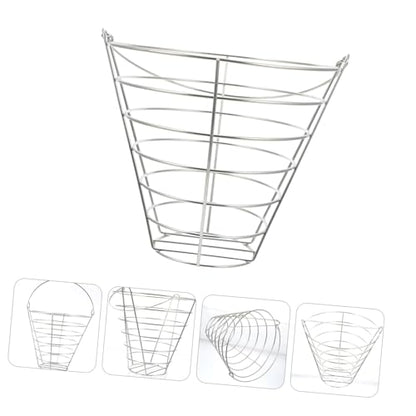 Metal Golf Ball Basket with Handle Iron Storage Container Holds Balls for Driving Ranges Clubs Practice Sessions and Home Use