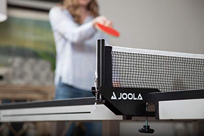 JOOLA Rally TL Professional MDF Indoor Ping Pong Table w/Quick Clamp Table Tennis Net & Post Set - 10 Minute Easy Assembly - Corner Ball Holders - Tournament Quality - Includes Playback Mode - size: 25mm