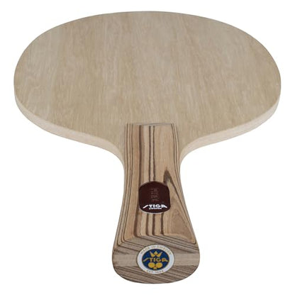 STIGA Pure Table Tennis Blade, Round Wood Blade for Experienced Advanced Offensive Players, Competition Approved - style: Pure - Master