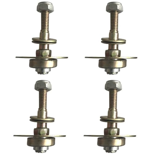 4pcs Furniture Rocking Chair Bearing Connecting Piece Rocking Chair Bearing Screws Bolts Kits Furniture Hardware (55MM) - size: 55MM