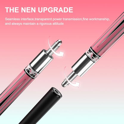 58" Professional Pool Cue, 2-Piece Billiard Stick 12.5mm Tip Low Deflection Pool Sticks,20oz Fiberglass Front & Maple Rear