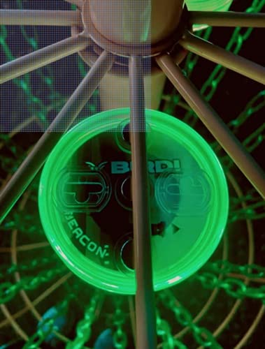 Disc Golf Light Set - Magnetic LED Disc Golf Basket Lights-Remote Controlled-LED-Flat Circular Quad-Lite LED Disc Golf Lights - Night Disc Golf Set - Glow Disc Golf Set - Disc Lights and Basket Lights