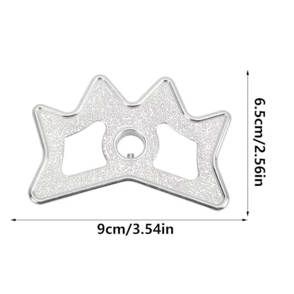 QINGFAN Billiard Bridge Head Replacement Aluminium Slip On Bridge Head Pool Bridge Head Billiard Pool Stick Accessories