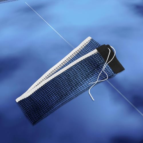 Portable Table Tennis Net Polyester-Cotton Lightweight Foldable Mesh Replacement for Indoor Outdoor Training and Recreational Game Use