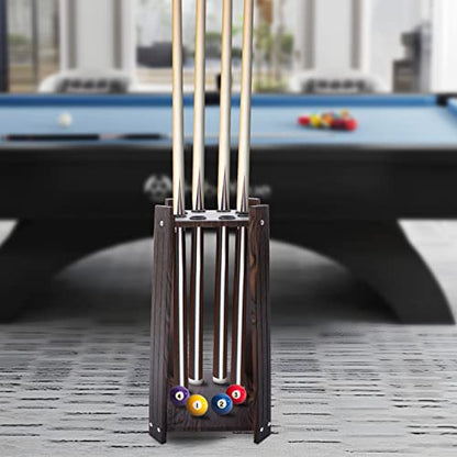 8 Holes-Pool Cue Rack Holder Billiards Stick Stand Floor Stand Pool Stick Holder Use for Golf Club Fishing Rod Billiard Poles, Club Organizer Display Stand - style: style 5