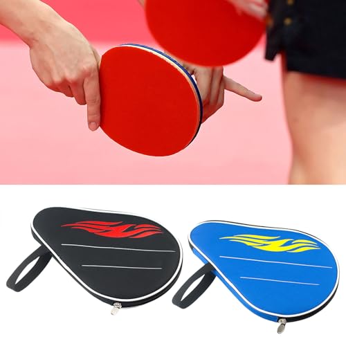 Table Tennis Racket Case Organizers with Small Compartment for Paddle Case Carry Bag Racket Bat Storage