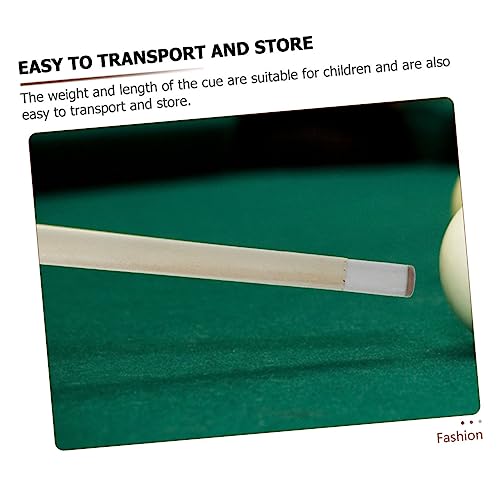 2Pcs Short Pool Cue Stick Set Convenient Billiard Cue Sticks for Home and Game Room for Pool Tables and Billiard Accessories