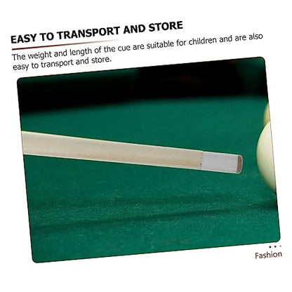 2Pcs Short Pool Cue Stick Set Convenient Billiard Cue Sticks for Home and Game Room for Pool Tables and Billiard Accessories