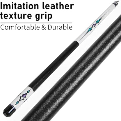 LOTKEY Pool Cue Sticks for Adults,Super Straightened Up 58'' 18 19 20 21oz Billiard Cues Canadian Maple Tacos De Billar Profesional Set of 4/3/2/1 House Bar Pool Que Table Beginner Pool Queue - color: 4 Piece