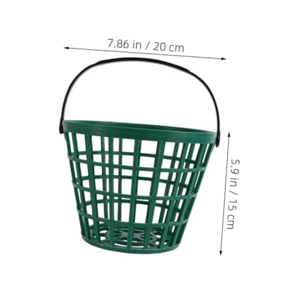 Luxshiny 2pcs Golf Ball Basket Large Capacity Storage Holder for Outdoor Plastic Containers for Balls Easy to Carry and Store - size: 20.00X20.00X15.00CM