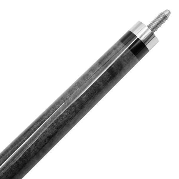 Koda KD36 Pool Cue Stick, Grey Stained Maple, Irish Linen Wrap, 21 oz, 58" 2-Piece Cue, 5/16 x 18 Joint, Hard Rock Maple Shaft