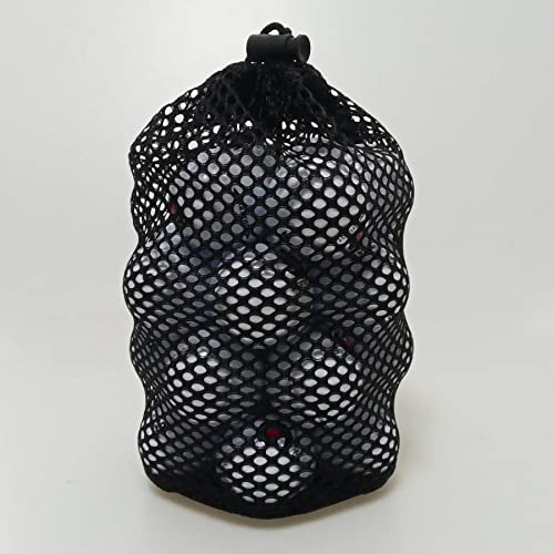 2-Pack Golf Ball & Pickleball Mesh Bag, Golf Balls Bag Sack, Multi-Purpose Net Pouch, Fit for Ping Pong, Table Tennis Ball, Bucket Balls, Household Small Tools Items Storage, Diving - size: 2-Pack, L: 5.9x11-inch