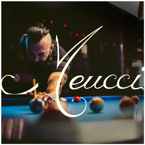 Meucci Pool Cue - All Natural Wood with Rainbow Stain - Pool Stick with Maple Forearm, Solid Wood Handle, High Impact Cue Tips for Low Deflection Pool Cue Stick - 19 Oz Professional Billiard Cue Stick